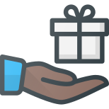 Hand Holding Gift icon