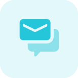 Online mail conversation icon