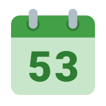 Calendar Week53 icon