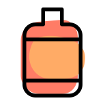 Decorative bottle for the thanksgiving festive season icon