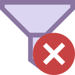 Clear Filters icon