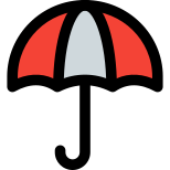 ombrello-esterno-come-copertura-assicurativa-layout-logotipo-riempito-tal-revivo icon