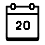 Calendrier 20 icon