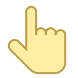 Scroll Down Gesture icon