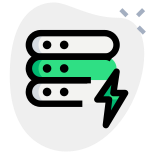 Powering up server system compatible with low energy efficient icon