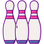 Quilles de bowling icon