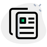 Pasting from clipboard on a computer operating system icon