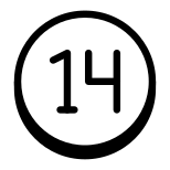 14-círculo-c icon