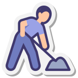 Trabajador de caminos icon