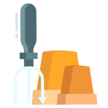 Pot and Gardening Fork icon