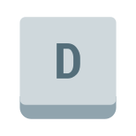 клавиша d icon