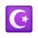 emoji de estrela e crescente icon