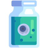 Eye in jar icon