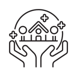 外部清洁环境回到学校平面图标线性平面图标 icon