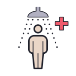 Ducha de seguridad icon