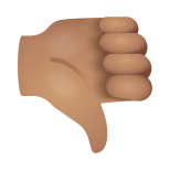 Thumbs Down Medium Skin Tone icon