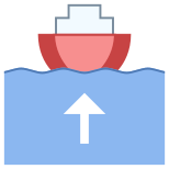 Boot verlässt Hafen icon