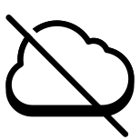 Unavailable Cloud icon