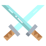 Samurai Sword Crossed icon
