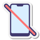 No dispositivos móviles icon