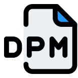 DPM files are audio plug-in, for Pro Tools audio production software icon