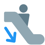 Down Escalator icon