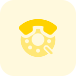 Outdated phone calling rotary dialing feature layout icon