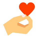 Hand Holding Heart icon