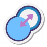 Transition Both Directions icon