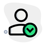 Downward direction arrow for backward direction indication icon