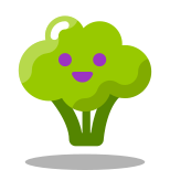 Kawaii Broccoli icon