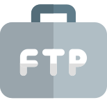 Business file transfer protocol client application logotype icon