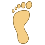 Footsteps icon