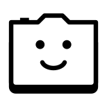 Camera Icon With Face icon