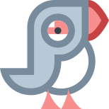 Papageitaucher Vogel icon