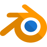 Blender is a free and open-source three dimensional computer graphics software icon