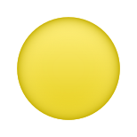 Желтый круг icon