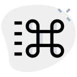 Command and program key for macintosh system icon