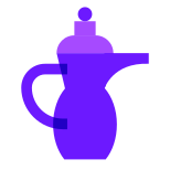 Cafetière traditionnelle émiratienne icon