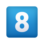 keycap-chiffre-huit-emoji icon