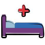 Letto d&#39;ospedale icon