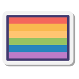 Drapeau LGBT icon