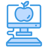 computer-esterno-ritorno-a-scuola-itim2101-blu-itim2101 icon