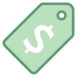 Etiqueta de precio USD icon