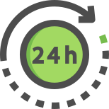 24 Hours Support icon