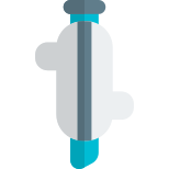 Split intake functioning device isolated on a white background icon