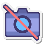 禁止照相 icon
