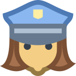 Policier Femme icon