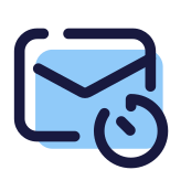 Mail per timer icon