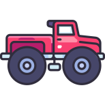 Monster car icon